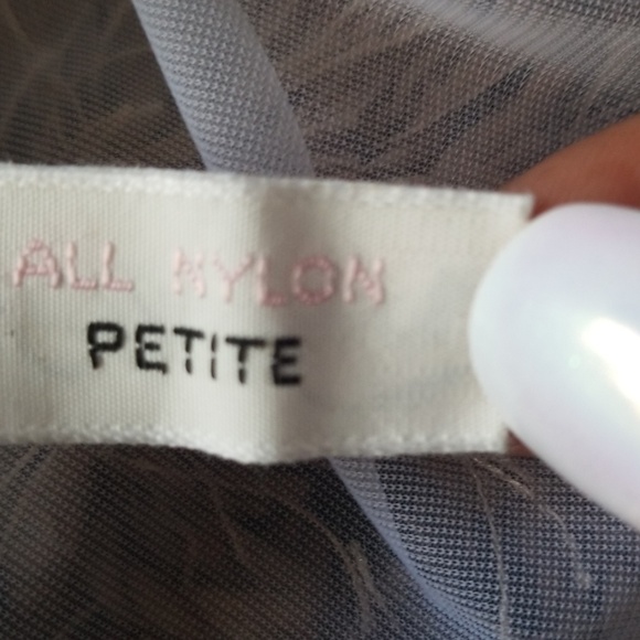 Vintage Sheer Babydoll Peignoir Open Front Robe - Picture 7 of 8